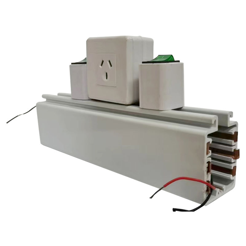 Conduttore multipolare Rail System Aluminum di potere HFP56 che accende attaccatura della sbarra collettrice